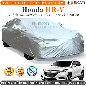 Bạt Phủ Ô Tô HONDA HRV Cao Cấp 3 Lớp Chống Nắng Nóng Chống Nước Chống xước