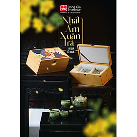 Bộ QT hộp tre ấm mùa xuân nhỏ + 04 chén DG24 (Men 0014) - Đông Gia