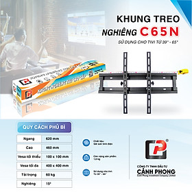 Hình ảnh Khung Treo TiVi Nghiêng CP từ 39-65inch C65N - Hàng Chính Hãng