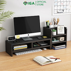 Kệ Để Máy Tính Kết Hợp Kệ Sách Đa Năng Hiện Đại Thương Hiệu IGA - GP184