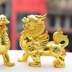 Mua Tỳ Hưu phong thủy mạ vàng 24K cỡ lớn