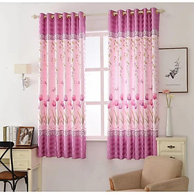 Mua Rèm vải treo cửa cao 2m hoa tu líp (kèm hình thật)