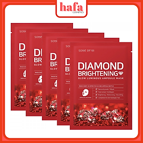 Combo 5 Mặt Nạ Giấy Dưỡng Sáng Da Da Some By Mi Diamond Brightening Mask Sheet 25g x5