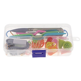 1 Set Knitting  Sewing Tools Sewing Kit Supplies with Case Knit Kit