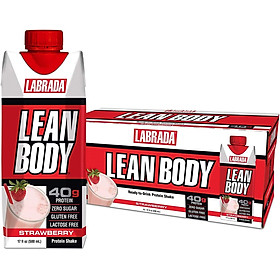 Labrada Lean Body RTD (500ml/Chai) Sữa Thay Thế Bữa Ăn Uống Liền, 40g Protein, 22 Loại Vitamin Và Khoáng Chất