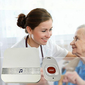 Wireless Remote Call Button Caregiver Pager for Home Nurse Alarm Care