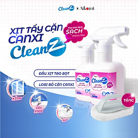 Chai Xịt Tẩy Cặn Canxi CleanZ Chống Ăn Mòn Inox Vệ Sinh Vòi Rửa, Vòi Sen, Vách Kính