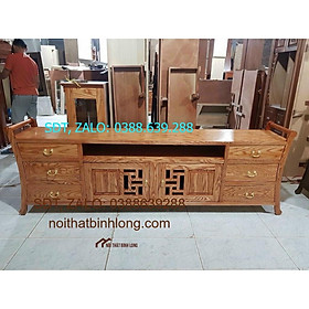 Mua Kệ tivi gỗ sồi 2m2