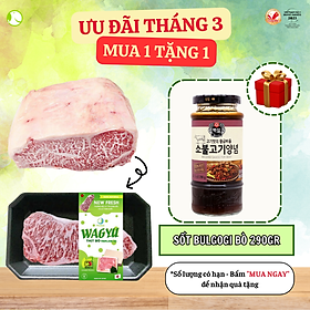 [MUA 1 TẶNG 1 - HẾT THÁNG3] Thịt Thăn Ngoại Bò Wagyu Nhật Bản A5 Mềm Tan Trong Miệng Cắt Lát - Khay 300Gr