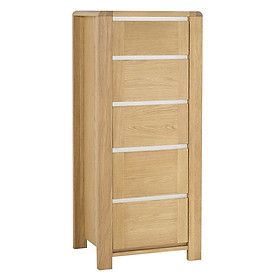 TỦ 5 NGĂN KÉO ĐỨNG IBIE CASA GỖ SỒI