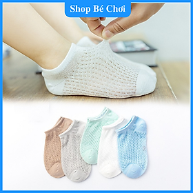 Sét 5 đôi tất lưới cho bé từ SƠ SINH đến 3 TUỔI (Màu Ngẫu Nhiên)