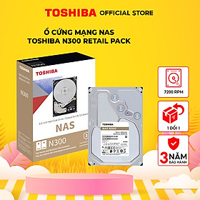 Mua Ổ cứng mạng nas HDD Toshiba N300 Gold 3.5Inch Hàng chính hãng