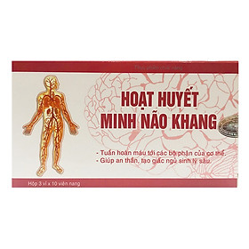 Hoạt huyết Minh Não Khang (Hộp 3 vỉ x 10 viên)