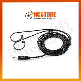 Mua  NC  Dây cáp nâng cấp tai nghe TRN A3 - Hàng chính hãng | Cáp mạ bạc | Đan 6