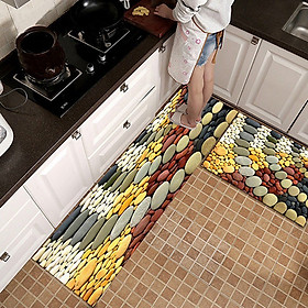 Mua Thảm Bếp Thảm Chùi Chân Cao Cấp Chống Trượt Kích Thước( 40x60cm + 40x120cm)