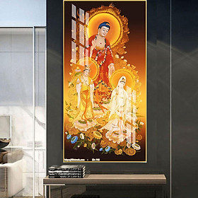Mua Tranh Pha Lê Treo Tường Hiện Đại _ Tranh Tráng Gương Sang Trọng Phật Giáo