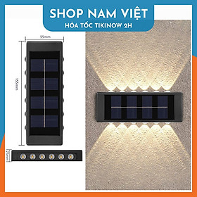 Đèn Led Hắt Tường Năng Lượng Mặt Trời, Chịu Mọi Thời Tiết - Chính Hãng NAVIVU