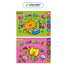 Combo 2 cuốn Bé Làm Họa Sĩ Từ 3-6 Tuổi