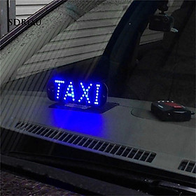 Đèn LED chữ TAXI gắn kính chắn gió xe hơi đa dụng nhiều màu tùy chọn