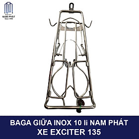 Baga giữa 10 li Exciter 135 Inox 7 Màu Nam Phát