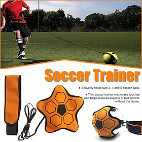 Children Football Training Device Soccer Trainer Ball Control Goal Kick Practice