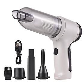 3 In 1 Handheld Car Vacuum Handheld Cordless Cleaner Portable Mini Air Duster & Hand Pump With 9000Pa Strong Suction