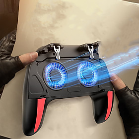 Mua Tay cầm chơi game H10 sạc làm mát kép giá đỡ điện thoại điều khiển PUBG ROS liên quân