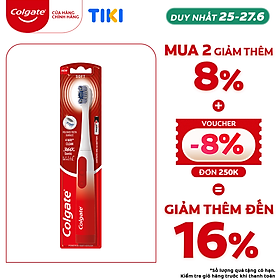 Bàn chải điện Colgate Sonic Optic White trắng sáng sóng âm
