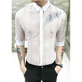 Áo lưới nam tay lửng xuyên thấu Mã: NM719