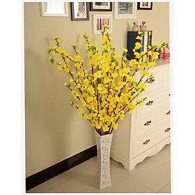 Mua Cành hoa đào giả  hoa mai giả dài 1M trang trí ngày Tết