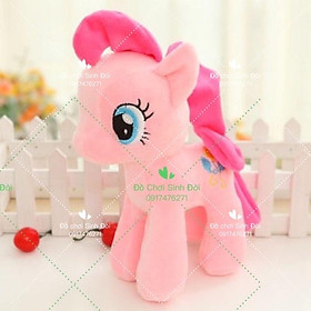 Thú bông ngựa pony màu Hồng 40cm