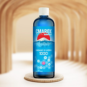 3 Chai Khoáng Vi Lượng CMAROX 1.000ppm Chai 500ml - Bổ Sung Khoáng Chất Cho Cơ Thể