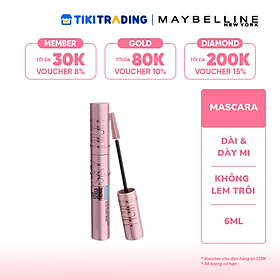 Mascara Sky High Chuốt Mi Tơi Dài Mi Lash Sensational Maybelline New York Waterproof 6ml