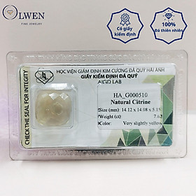 Viên đá thạch anh vàng ( citrine ) thiên nhiên HA_G000510