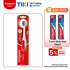 Bàn chải điện Colgate Sonic Optic White trắng sáng sóng âm