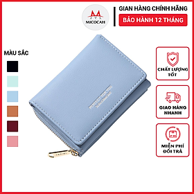 Ví Nữ Mini Cầm Tay PERFECT FOR YOU Gấp 3 Nhỏ Gọn Nhiều Ngăn Tiện Dụng Chất Da Cao Cấp Cực Đẹp PFY11 - Micocah Mall