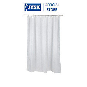 Rèm phòng tắm | JYSK Hagby  | polyester | trắng | R150xD200cm