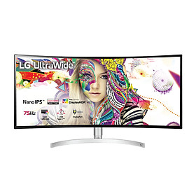 Màn Hình Cong LG 34WK95C-W 34'' 21:9 UltraWide QHD (3440 x 1440) 5ms 75Hz Nano IPS VESA DisplayHDR 400 Radeon FreeSync Stereo Speaker (7W x 2) - Hàng Chính Hãng