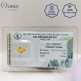 Viên đá thạch anh vàng ( citrine ) thiên nhiên HA_G000481