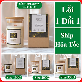 Mua Nến thơm AGAYA (Candle Cup) mùi Forest - Nến thơm tinh dầu thiên nhiên mùi thơm tươi mát hương gỗ - Top 4 best sale