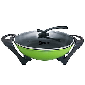 Mua Nồi Lâu Điện Mishio MK219 1200W  dung tích 5L - Màu xanh cốm - Hàng chính hãng