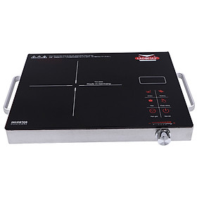 Mua Bếp Hồng Ngoại 2200W Ladomax Ha-666 Inox Mặt Kính Germany Nấu Mọi Loại Nồi Chảo Có Thể Nướng Trực Tiếp Trên Bếp-Hàng Chính Hãng