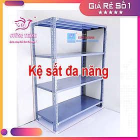 Kệ sắt đa năng 4 Tầng. Cao 150cm x Dài 120cm x Rộng 50cm