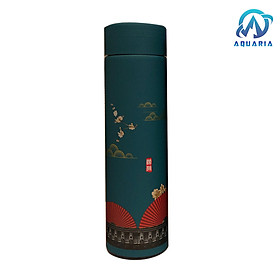 Mua Bình Giữ Nhiệt Bình Nước Họa Tiết Tranh Phong Cảnh Retro Phong Cách Nhật Bản