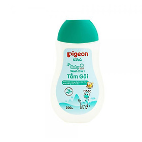 Sữa Tắm Gội Pigeon 2 Trong 1 Tinh Chất Hạt Jojoba Dành Cho Da Nhạy Cảm (700ml)_MẪU MỚI