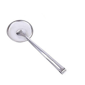 Stainless Steel Frying Mesh Colander Filter Oil Draine Food Clip Snack Fryer Strainer BBQ Buffet Serving Tongs
