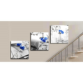 Mua Tranh treo tường  tranh treo Cầu Thang CT03/Gỗ MDF cao cấp phủ kim sa/ Chống ẩm mốc  mối mọt/Bo viền góc tròn