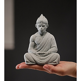 Mua Tượng Tôn Ngộ Không  Tề Thiên Đại Thánh Bằng Đá Sa Thạch Xanh Dùng Trang Trí Bàn Trà Đạo  Bàn Làm Việc  Không Gian Tiểu Cảnh thủy Sinh  Bể Cá