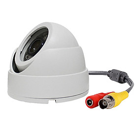 Amagogo 1200TVL Dome Camera An Ninh, Ngày Đêm 24 Đèn IR LED Cho Trong Nhà, Trắng