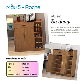 Mua Tủ đựng giày phong cách hiện đại thương hiệu SMLIFE (nhiều mẫu  có thể đổi size và màu sắc)